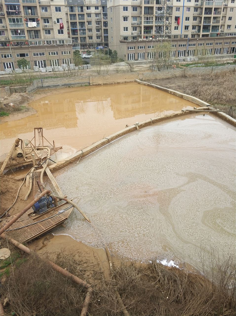 吉利沉淀池淤泥清理-厂区废水池淤泥清淤